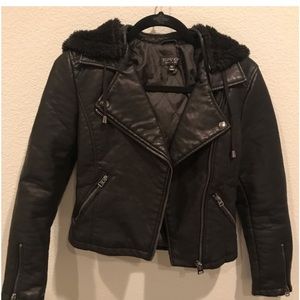 Top shop leather jacket